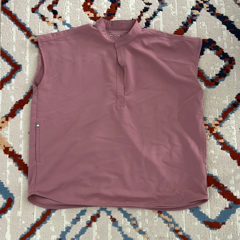 Figs Rafaela Scrub Top in Mineral Mauve Size Medium